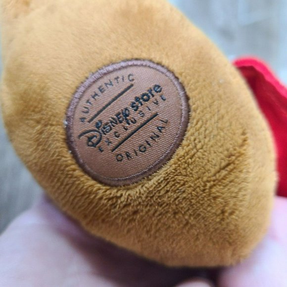 The Disney Store Sorcerer Mickey Mouse Plush Fantasia Blue Hat Red Cloak 22" Tal - Picture 8 of 11